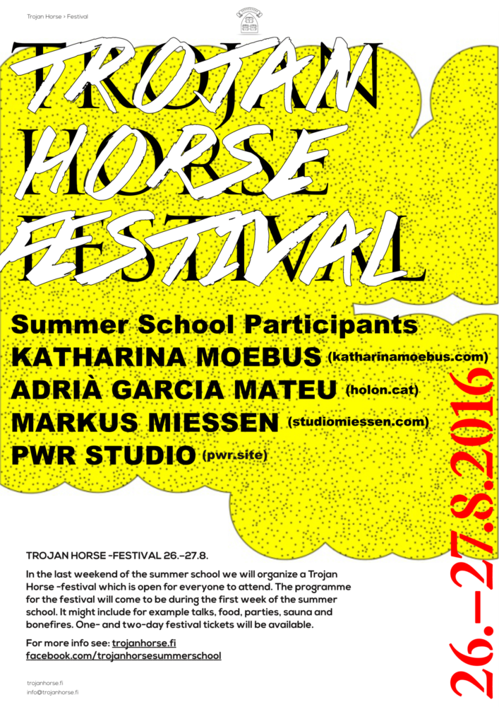 Trojan Horse Summer School 2016 Info poster